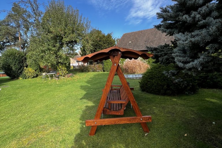 Zahradní houpačka Relax 1 - mahagon - foto č. 2