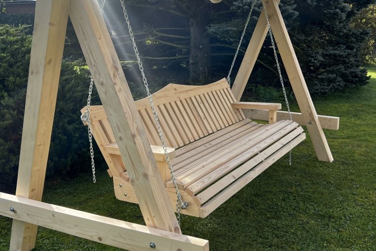 Zahradní houpačka Relax bez nátěru - foto č. 7