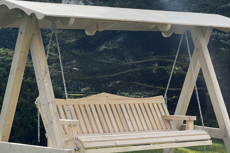 Zahradní houpačka Relax - bez nátěru - foto č. 3