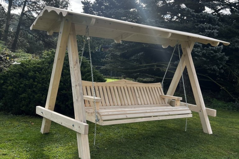 Zahradní houpačka Relax bez nátěru - foto č. 4